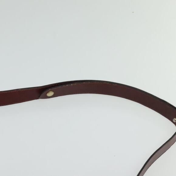 DIOR Trotter Canvas Shoulder Bag Red Gold - Picture 8 of 11